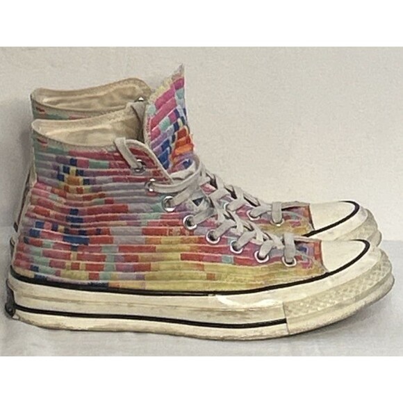 Mara Hoffman x Chuck Taylor Converse All Star Hi 70 Men's 7 Woman's 9 Multicolor - Picture 1 of 7